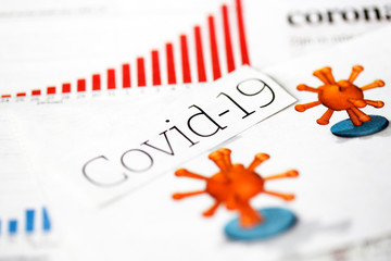 Newspaper headlines regarding Coronavirus, Covid-19