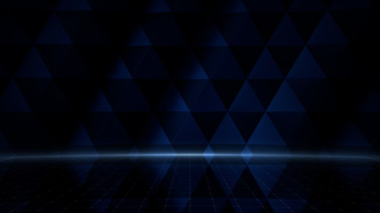 Obraz premium Simple Design Geometric Stage Theater business 3D illustration background.