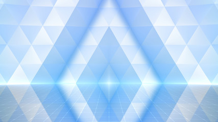 Obraz premium Simple Design Geometric Stage Theater business 3D illustration background.