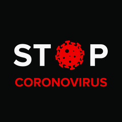 2019-nCoV Novel Coronavirus Bacteria. Coronavirus Bacteria Icon. No Infection and Stop Coronavirus Concept. Dangerous Coronavirus Cell in China, Wuhan. Isolated Vector Icon 