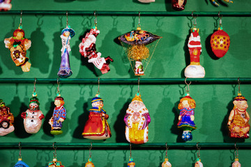 Christmas Tree Decoration on Christmas Market at Charlottenburg Palace Berlin