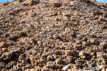 construction soil, sand, clay, lime.