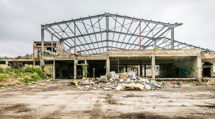 Fototapeta premium chantier de démolition