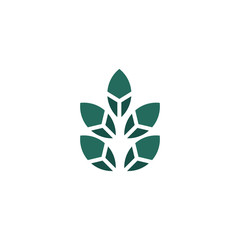Agriculture Logo Template Design Vector, Emblem, Design Concept, Creative Symbol, Icon.