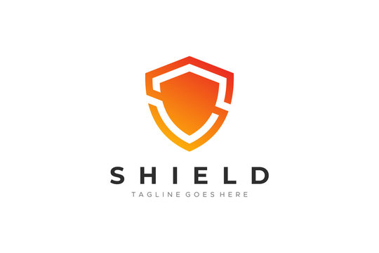 Letter S Shield Security Logo Protection Symbol Vector Logo Design