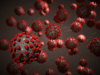 Coronavirus or Covid-19 cell pandemic virus