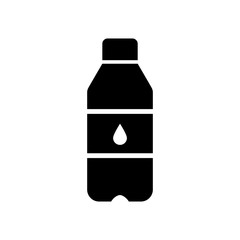 water bottle icon vector template