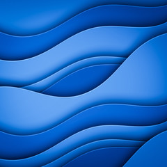 Abstract illustration with waves. Curve lines.