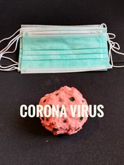 Corona virus. Medical masc 