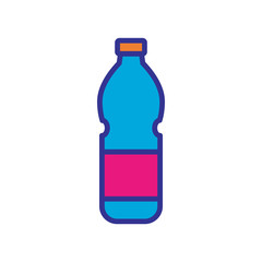 water bottle icon vector template