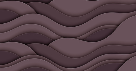 Obraz premium Abstract illustration with waves. Curve lines.
