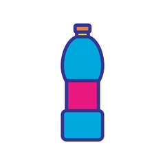 water bottle icon vector template