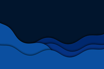 Obraz na płótnie Canvas Abstract illustration with waves. Curve lines.