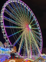 Glowing Ferris wheel