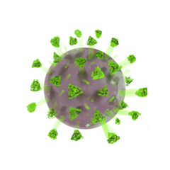 Sign caution coronavirus. Stop coronavirus. Coronavirus outbreak.