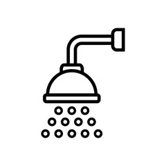 shower icon design vector template