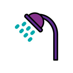 shower icon design vector template