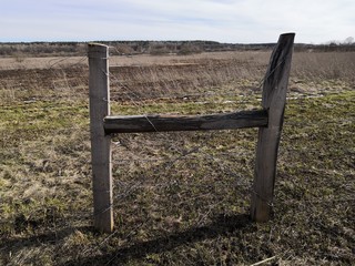 fencing in the field