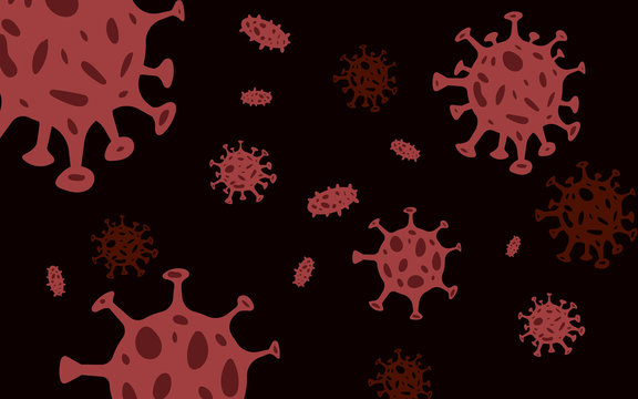 Covid-19 Or Corona Virus Outtbreak. Vector Illustration	