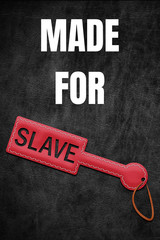 Kinky Paddle BDSM leather Made for Slave