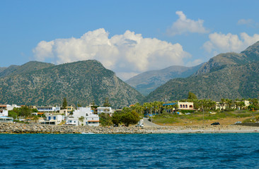 Fototapeta premium Sissi coastal town in Crete