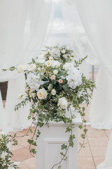 White Floral Wedding Decoration