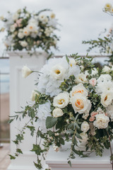 White Floral Wedding Decoration