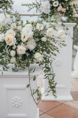 White Floral Wedding Decoration