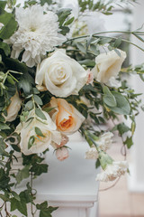 White Floral Wedding Decoration