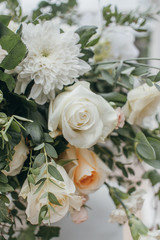 White Floral Wedding Decoration