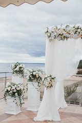 White Floral Wedding Decoration