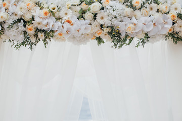 White Floral Wedding Decoration