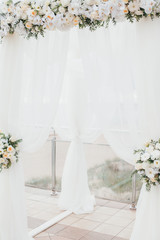 White Floral Wedding Decoration