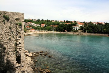Fototapeta na wymiar Krk, island Krk, Croatia