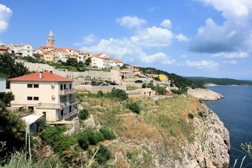 Fototapeta na wymiar view on Vrbnik, island Krk, croatia