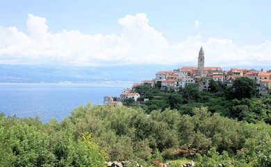 Naklejka premium Vrbnik, island Krk, croatia