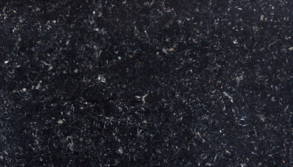 Beautiful closeup of a marble looking black quartz slab