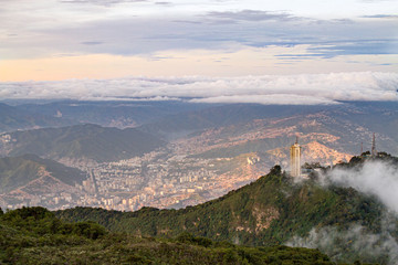 Sunrise at Humboldt Hotel and the City of Caracas View from the Avila, Venezuela