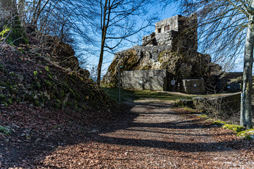 Castle ruins in Germany