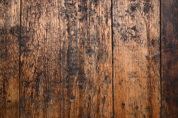 Old wooden brown rustic board background