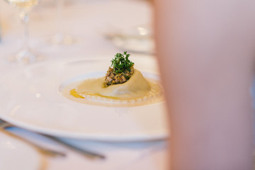Essen im Restaurant