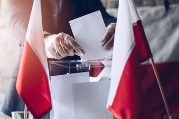 President election in Poland during coronavirus covid-19 pandemic