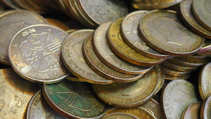 Monedas de 100 pesetas de plata del General Franco