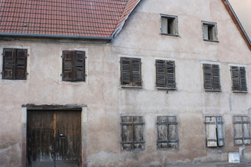 Haguenau,  Elsass, Hausfassade
