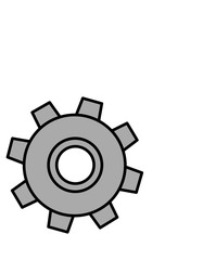 歯車１(グレー線)