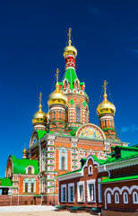 Fototapeta na wymiar Cathedral of the Annunciation in Yoshkar-Ola, Russia