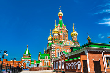 Fototapeta na wymiar Cathedral of the Annunciation in Yoshkar-Ola, Russia