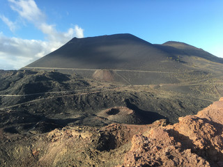 Volcanic landscape in La Palma