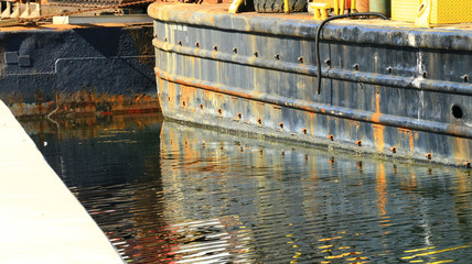 Fototapeta na wymiar barco oxidado