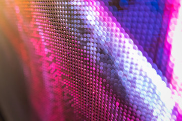 CloseUp LED blurred screen. LED soft focus background. abstract background ideal for design.